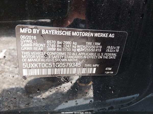 2016 BMW X5 EDRIVE XDRIVE40E