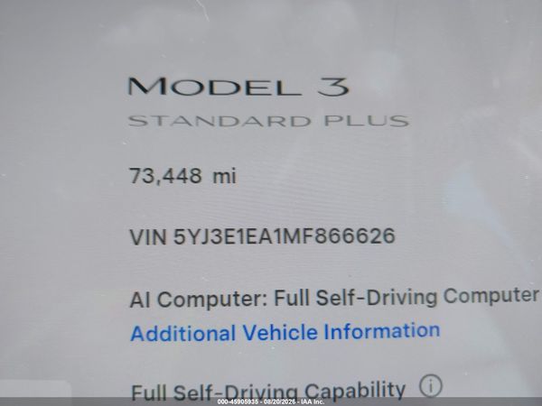 2021 TESLA MODEL 3 — I118