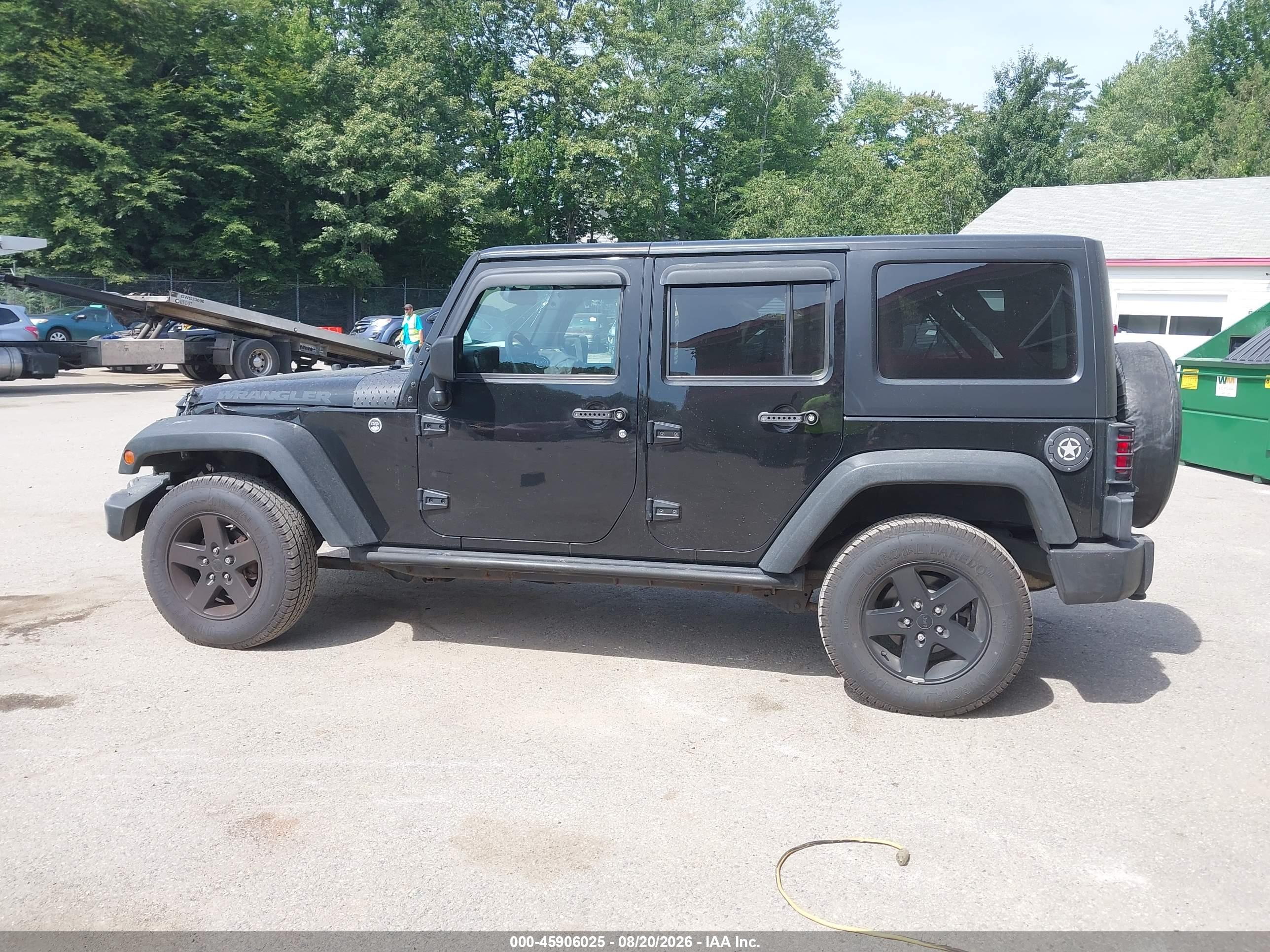 2016 JEEP WRANGLER UNLIMITED BLACK BEAR