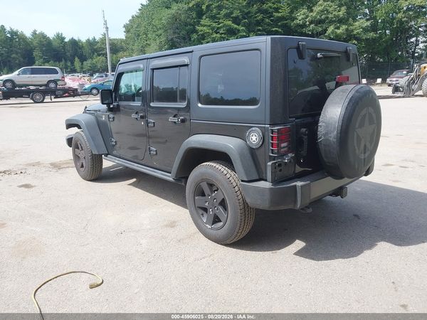 2016 JEEP WRANGLER UNLIMITED BLACK BEAR