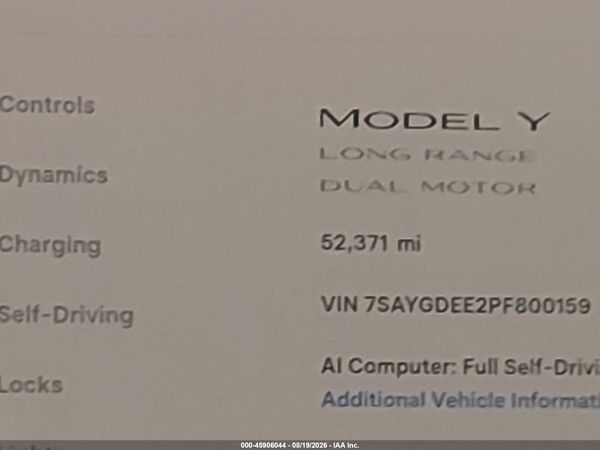2023 TESLA MODEL Y