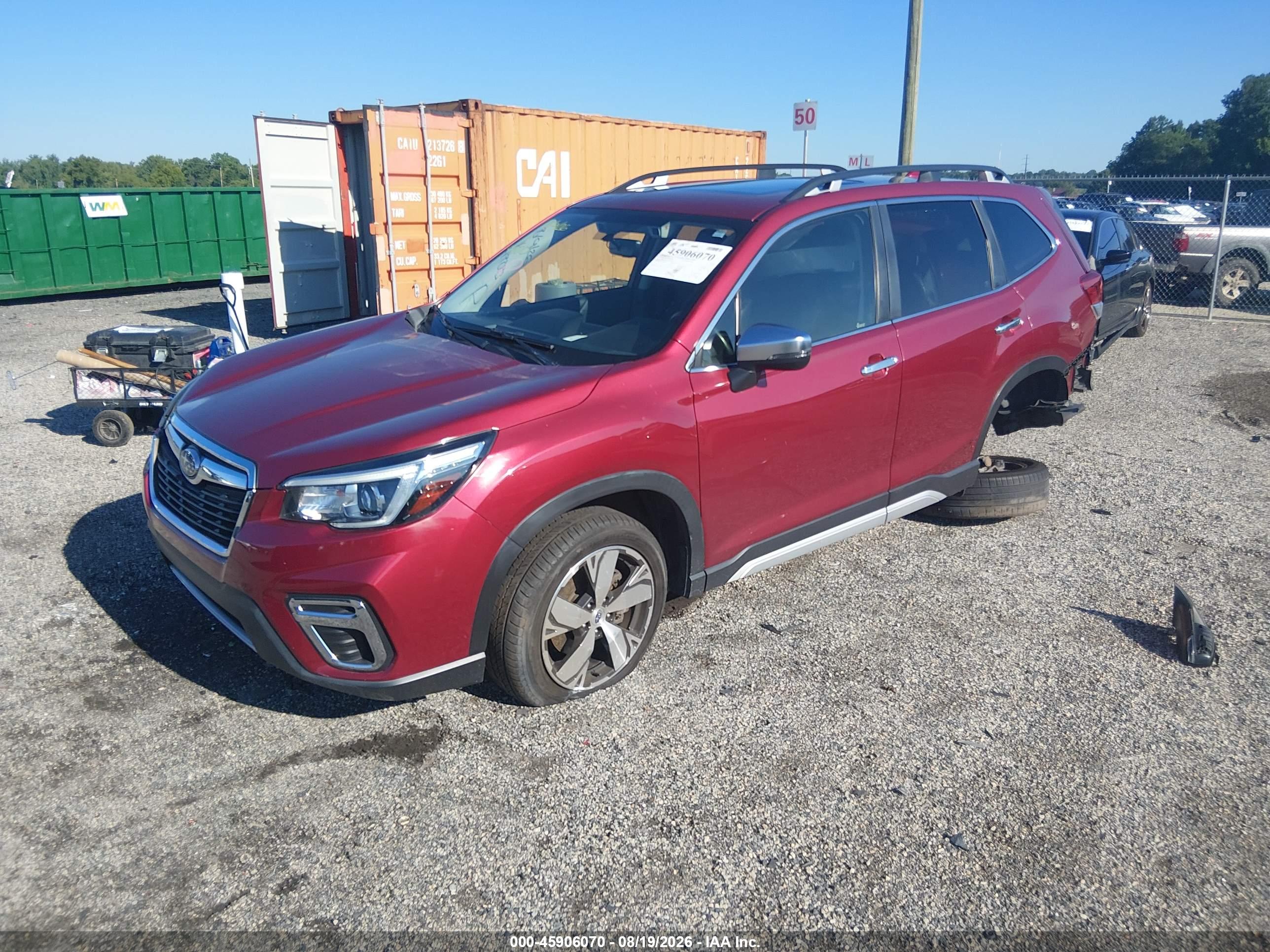 2019 SUBARU FORESTER TOURING — I2