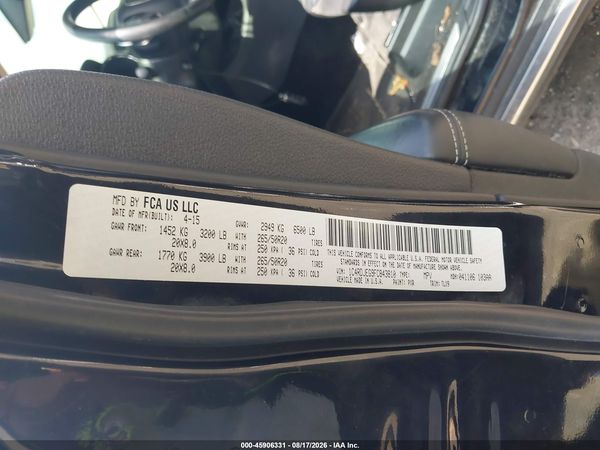 2015 DODGE DURANGO CITADEL