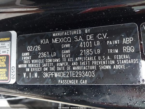 2026 KIA K4 GT-LINE