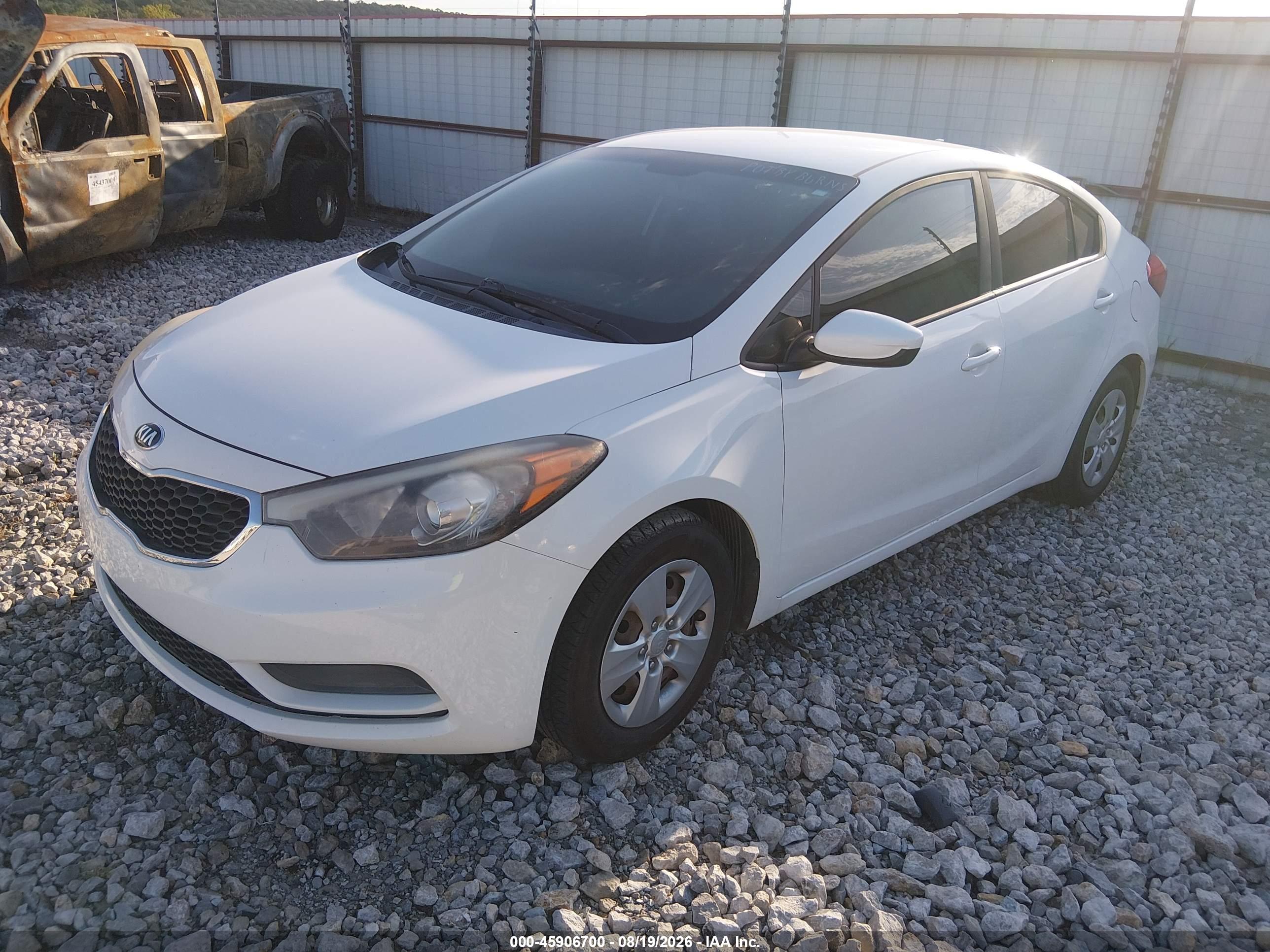 2016 KIA FORTE LX