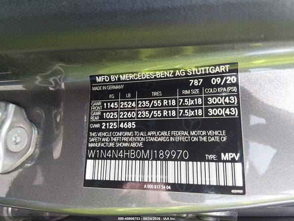 2021 MERCEDES-BENZ GLA 250 4MATIC