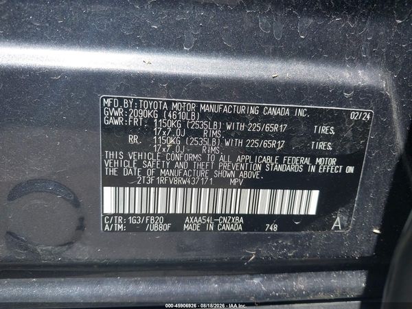 2024 TOYOTA RAV4 LE
