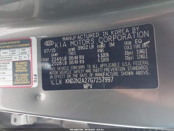 2016 KIA SOUL Plus