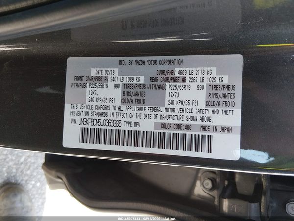 2018 MAZDA CX-5 GRAND TOURING