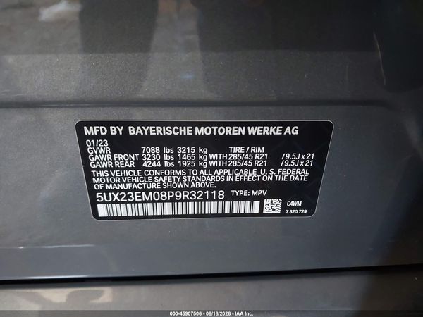2023 BMW X7 XDRIVE40I