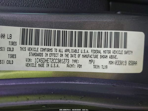 2012 DODGE DURANGO CITADEL