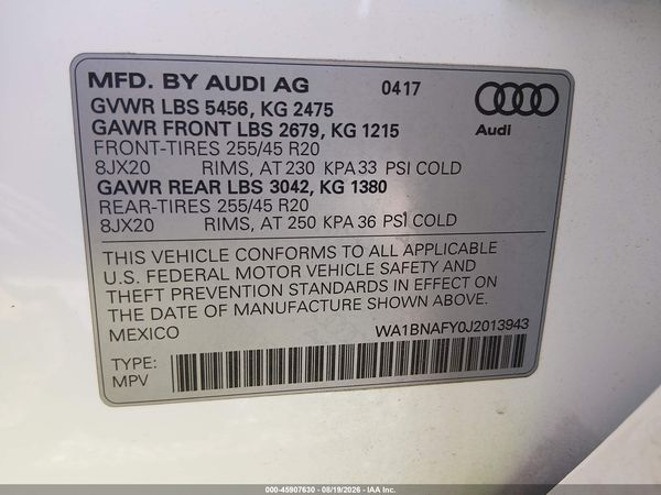 2018 AUDI Q5
