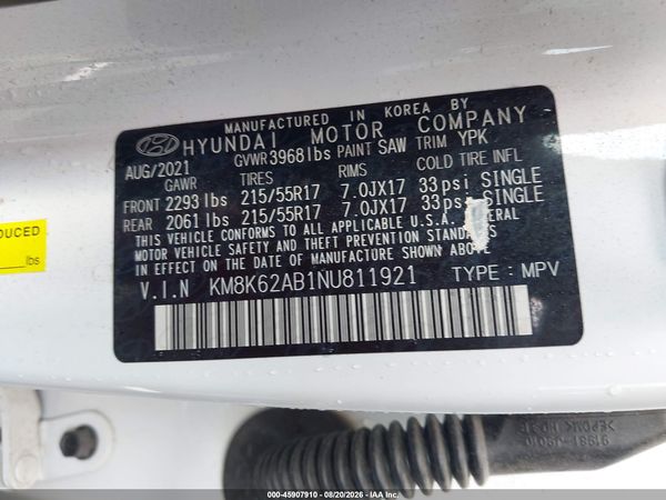 2022 HYUNDAI KONA SEL