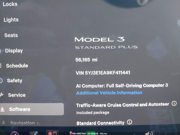 2019 TESLA MODEL 3
