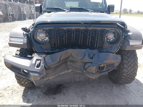 2024 JEEP WRANGLER 4-DOOR WILLYS 4X4 — I6