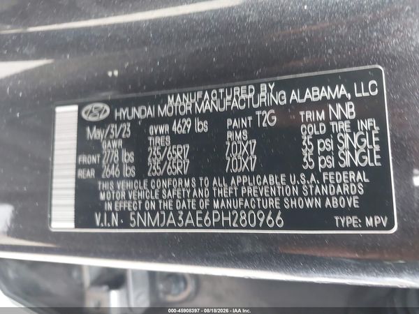 2023 HYUNDAI TUCSON SE