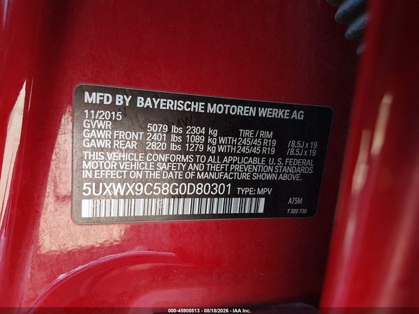 2016 BMW X3 XDRIVE28I