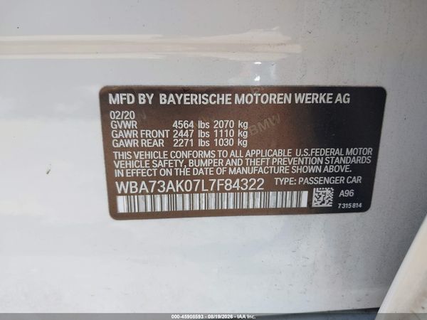 2020 BMW 228I GRAN COUPE XDRIVE