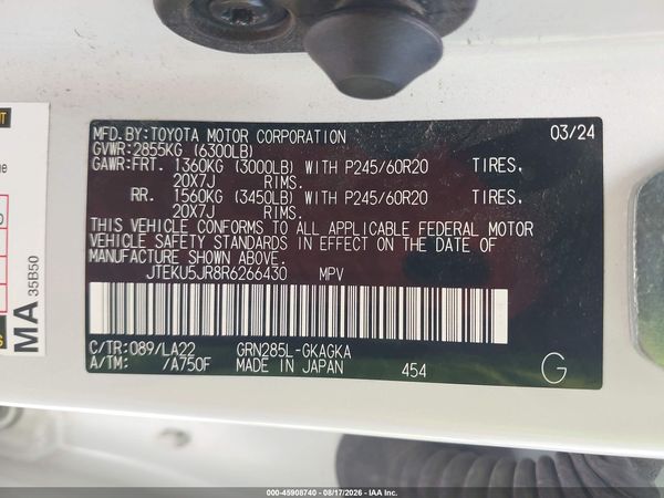 2024 TOYOTA 4RUNNER LIMITED