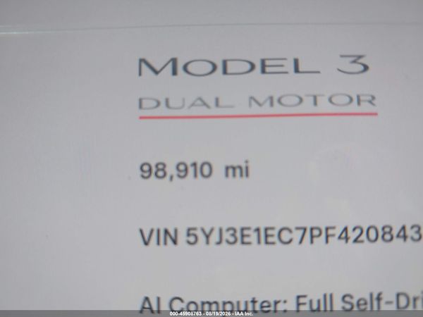 2023 TESLA MODEL 3
