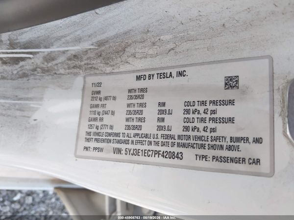 2023 TESLA MODEL 3
