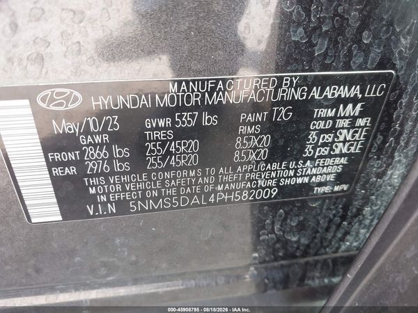 2023 HYUNDAI SANTA FE CALLIGRAPHY