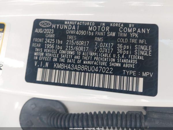 2024 HYUNDAI KONA SE