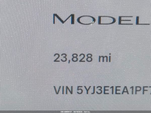 2023 TESLA MODEL 3 REAR-WHEEL DRIVE — I118