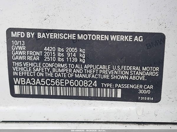 2014 BMW 328I — I9
