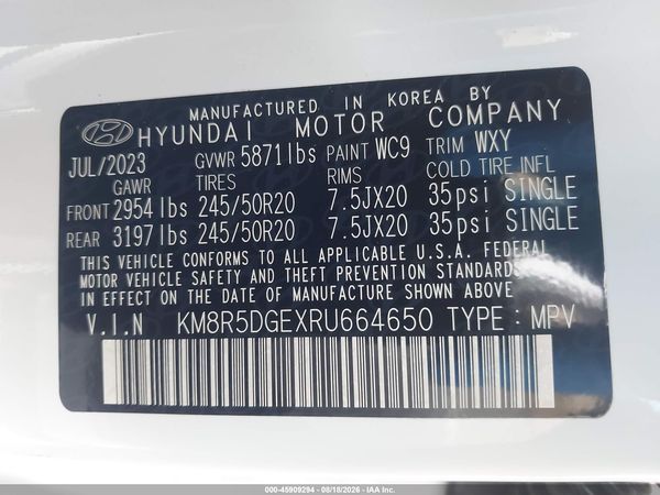 2024 HYUNDAI PALISADE LIMITED