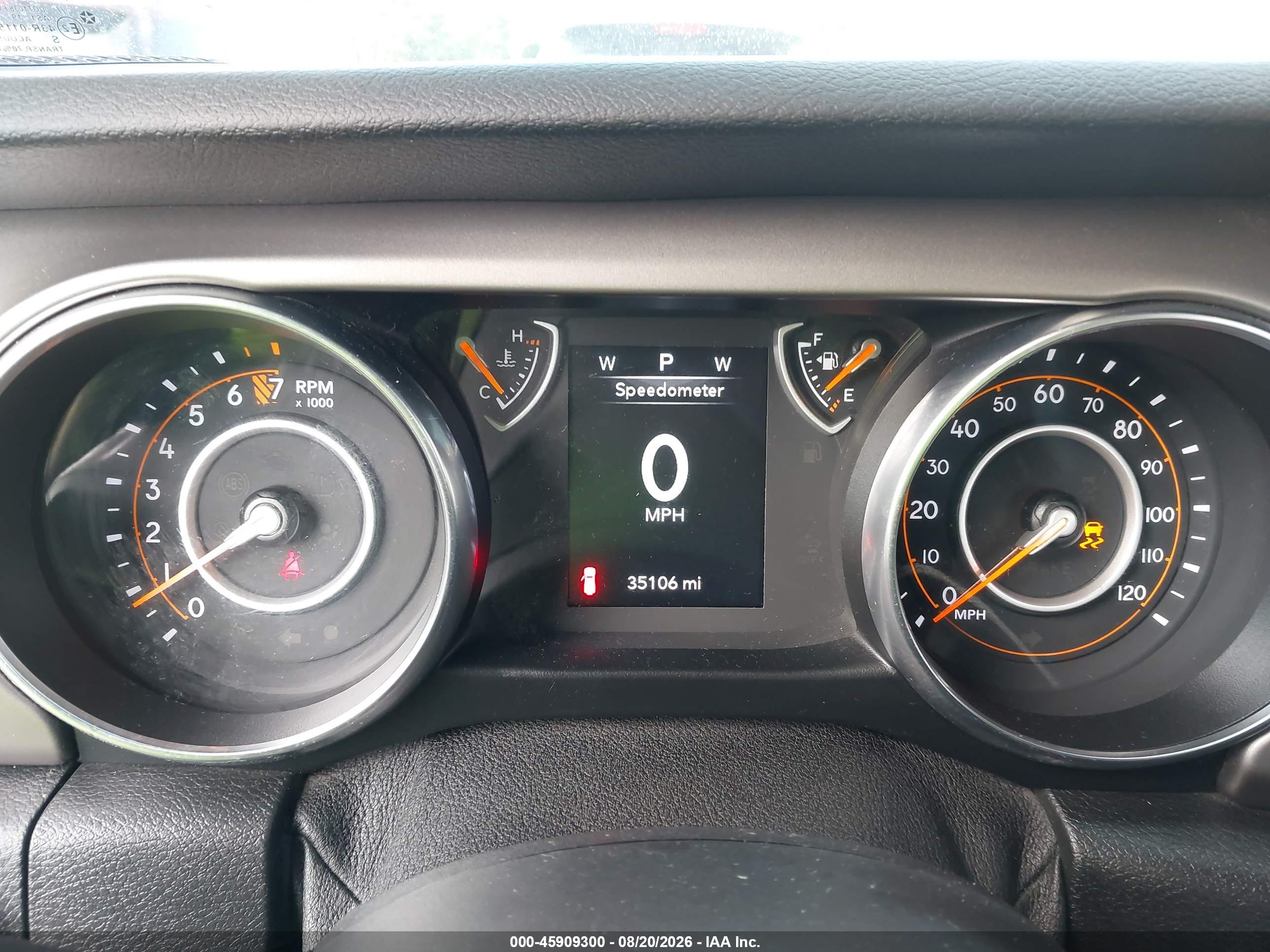 2020 JEEP WRANGLER SPORT S 4X4