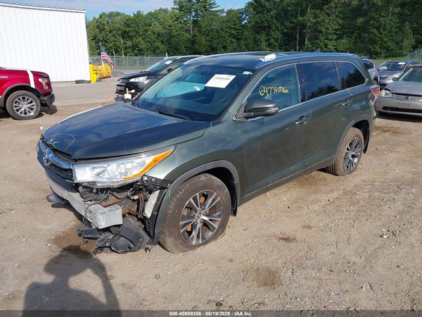 2016 TOYOTA HIGHLANDER XLE V6