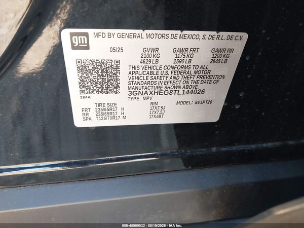 2026 CHEVROLET EQUINOX FWD LT — I9
