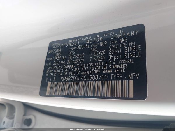 2025 HYUNDAI PALISADE