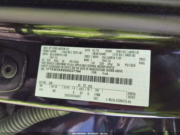 2025 FORD F-150 XLT