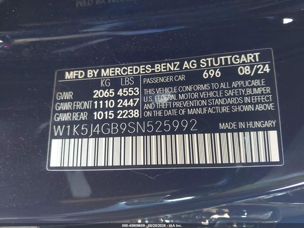 2025 MERCEDES-BENZ CLA 250 COUPE