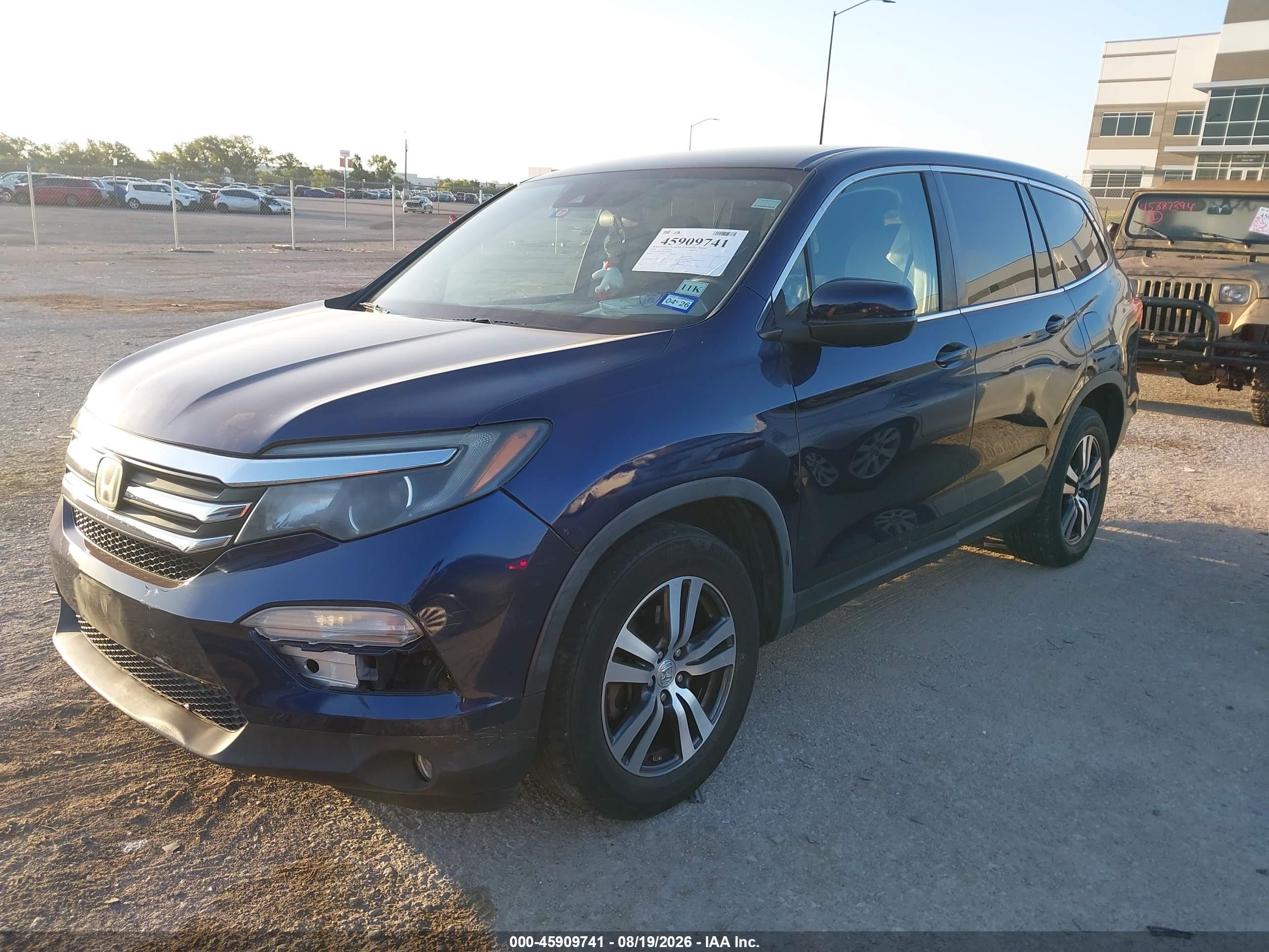 2018 HONDA PILOT EX — I2