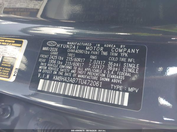 2026 HYUNDAI KONA SE
