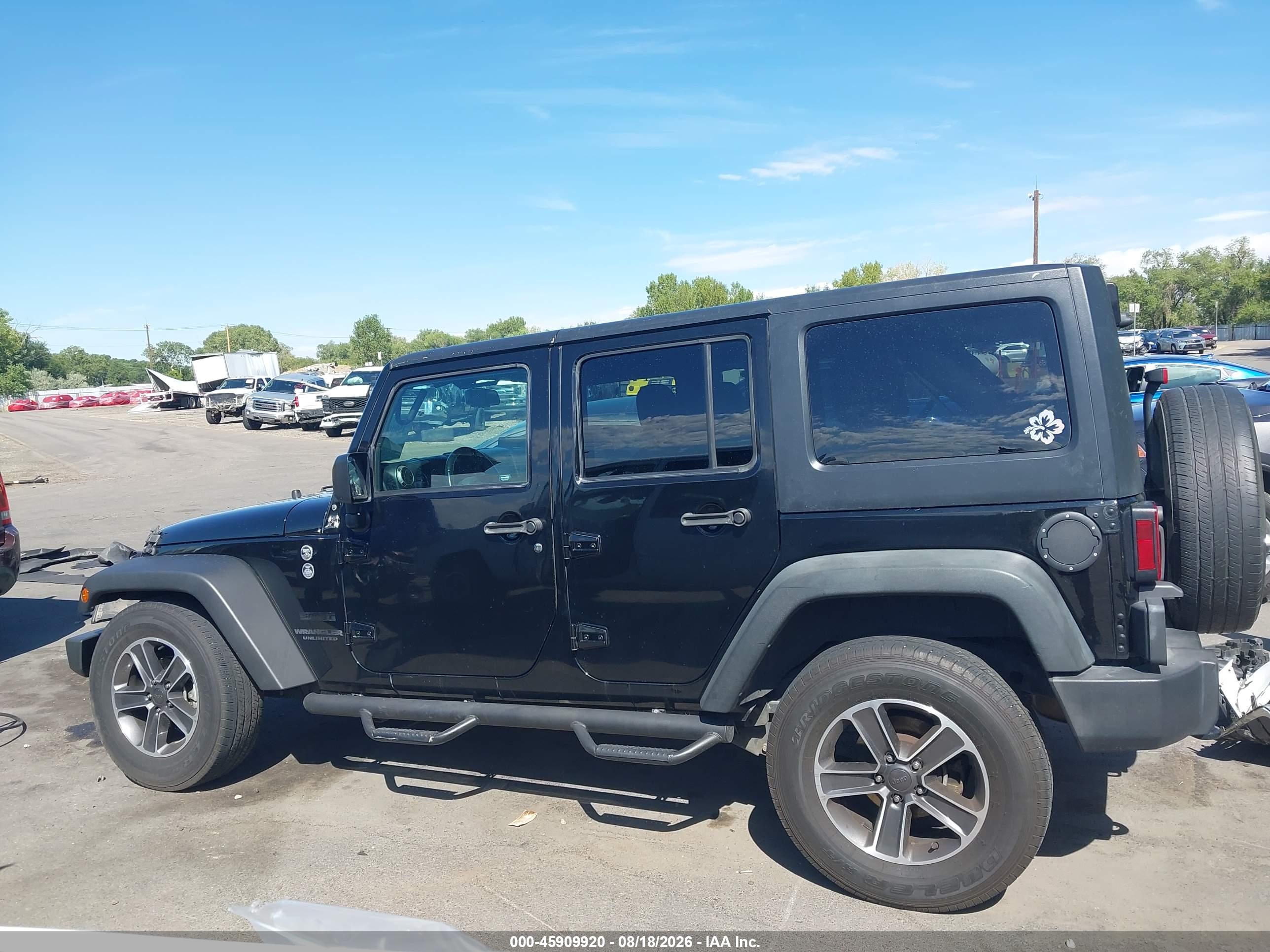 2016 JEEP WRANGLER UNLIMITED SPORT