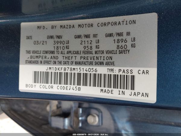 2021 MAZDA CX-3 SPORT