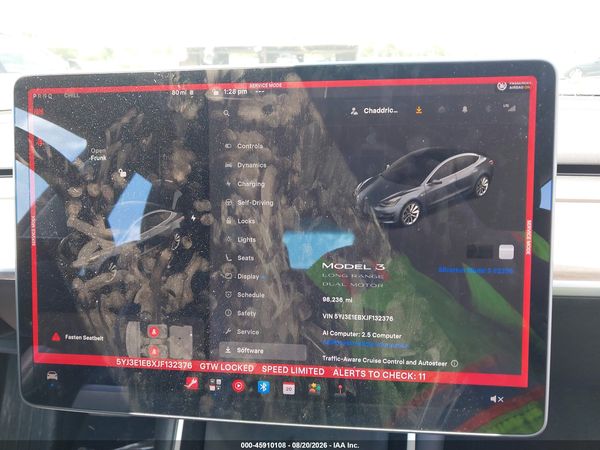 2018 TESLA MODEL 3 LONG RANGE/PERFORMANCE