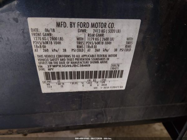 2018 FORD EDGE SE