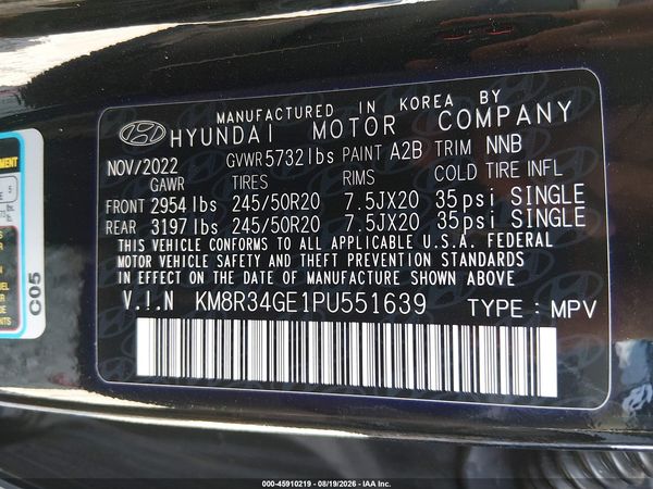 2023 HYUNDAI PALISADE XRT