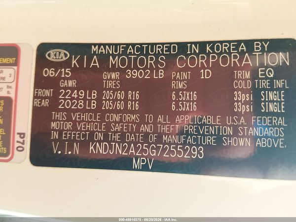 2016 KIA SOUL Plus
