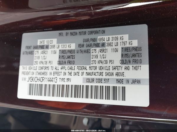 2024 MAZDA CX-90 PHEV PREMIUM
