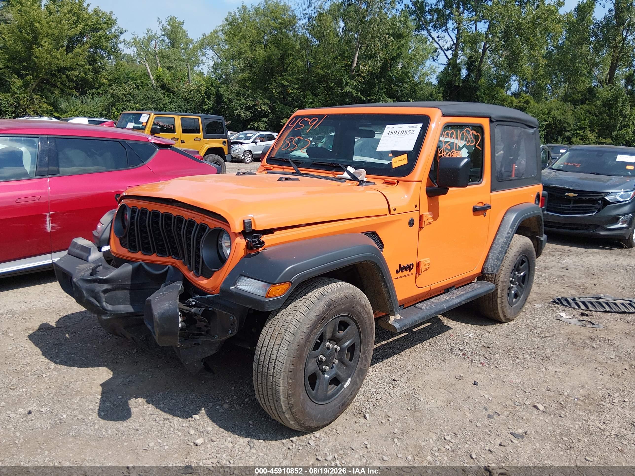 2025 JEEP WRANGLER 2-DOOR SPORT 4X4 — I2