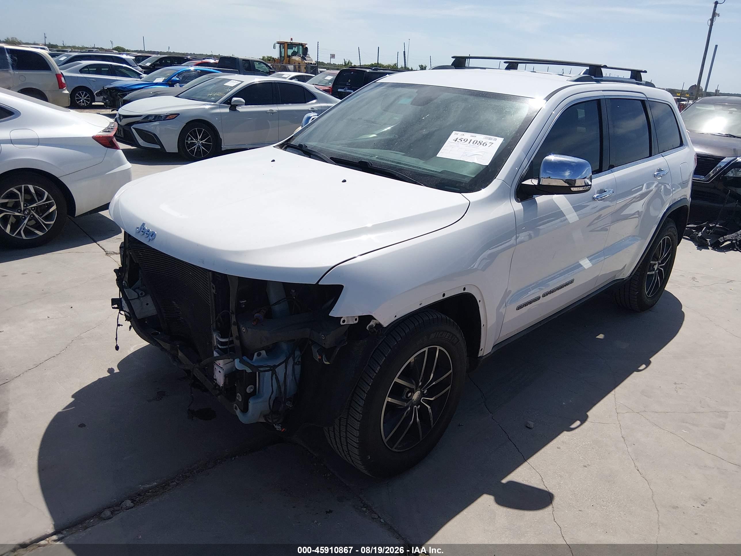 2018 JEEP GRAND CHEROKEE LIMITED 4X2 — I2