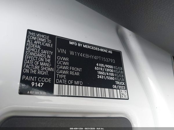 2023 MERCEDES-BENZ SPRINTER 2500