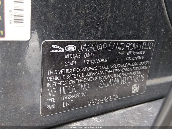 2018 JAGUAR XE S