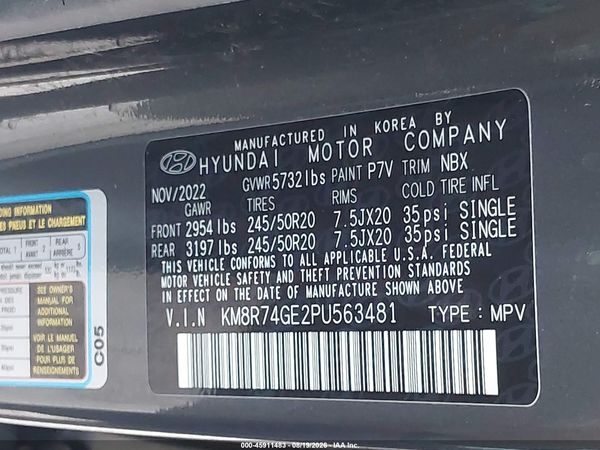 2023 HYUNDAI PALISADE CALLIGRAPHY